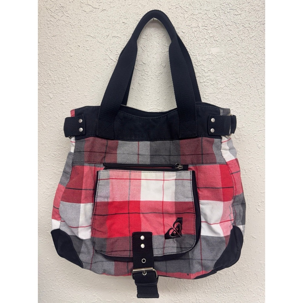 Roxy Vintage Plaid Shoulder Bag